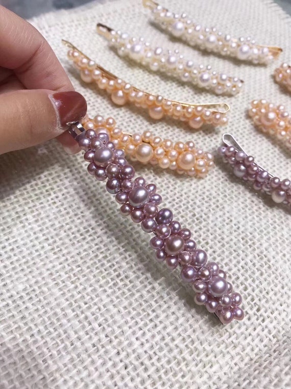Bridal Hair Combs Hair Crystal Comb Pearl Hair Accessories Etsy