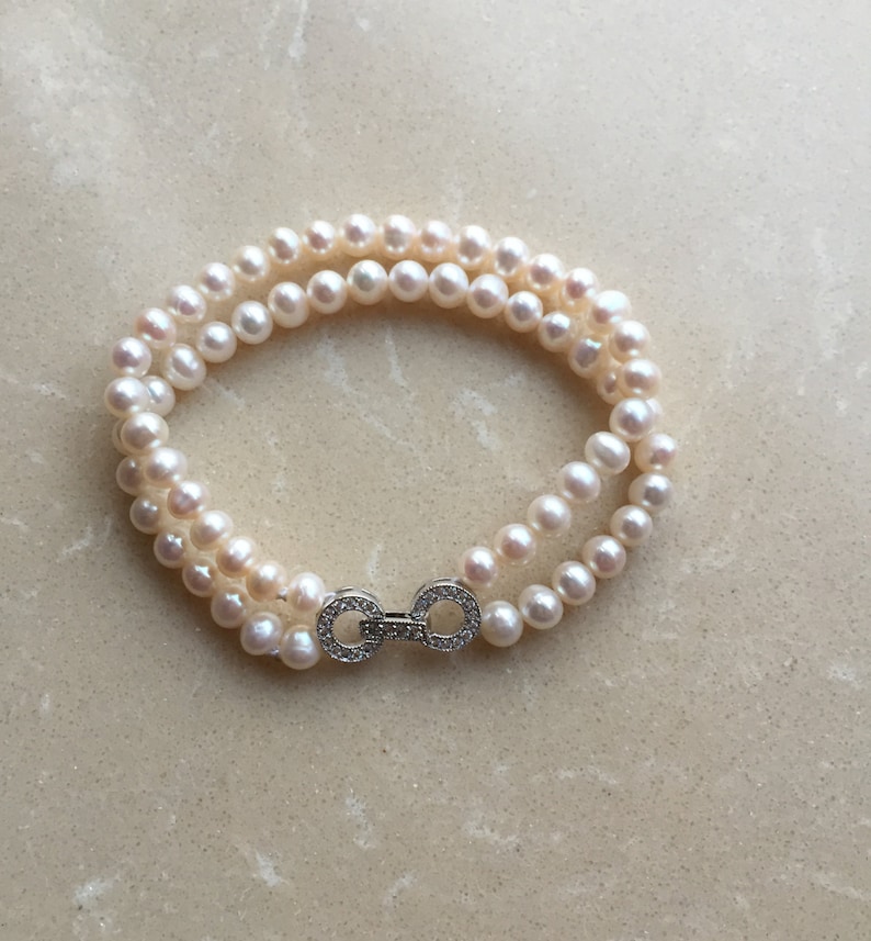 Bridal pearl bracelets freshwater Pearl bracelets pearl Etsy