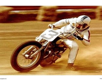 vintage motorcycle flat track racing