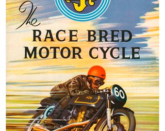 AJS THE HISTORY OF A GREAT MOTORCYCLE - Vintage Motor Cyclebooks