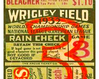 cubs ticket etsy