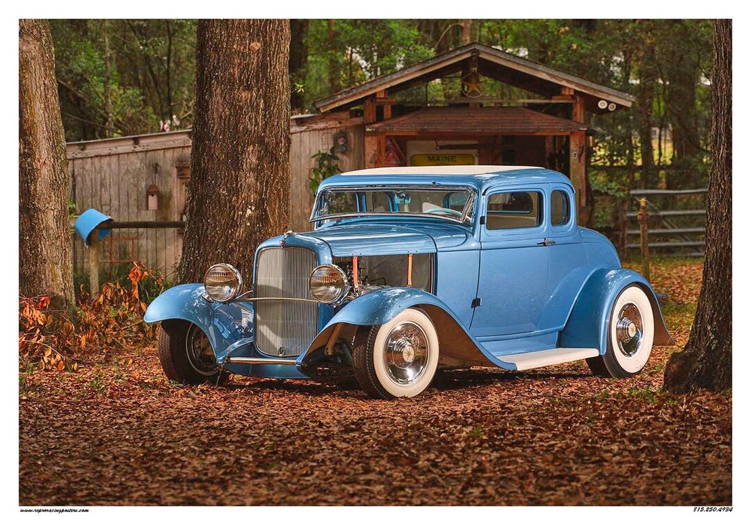 FORD　VintagePoster Vintage 1920s Ford Motor Car Advertisement Poster A3 Print