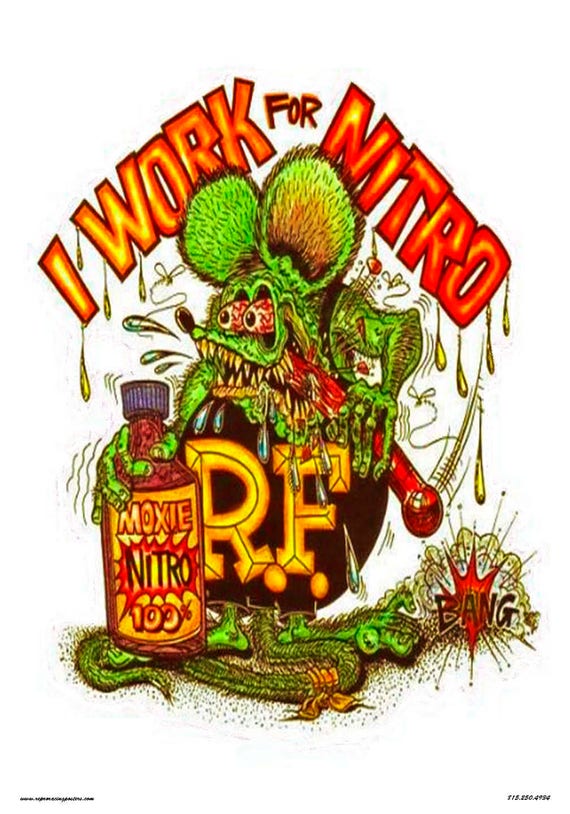 vintage rat fink doll