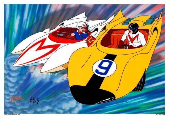 Speed Racer - Billet Million Dollar US! Series Drawing Cartoon Manga Mach 5