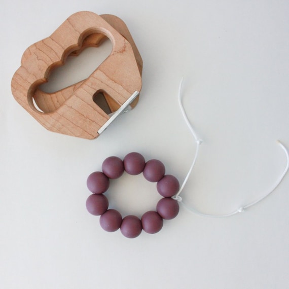  Wooden Knot Grippers For Silicone Beads