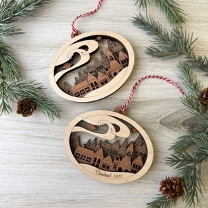 Winter Village Christmas Ornament