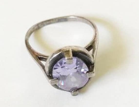 Lavender Gemstone Silver Ring