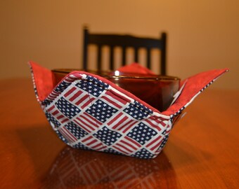 Pot Holder Patriotic Gifts Bowl Cozies STARS /& STRIPES!! Stars and Stripes Independent Theme Bowl Cozy