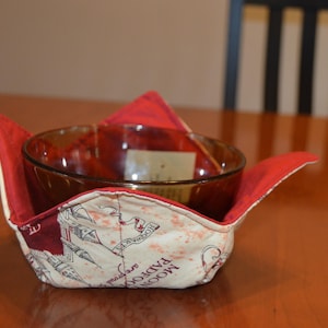 Porte-gobelet micro-ondes / confortable / manique / Kozy Harry Potter Marauder's Map