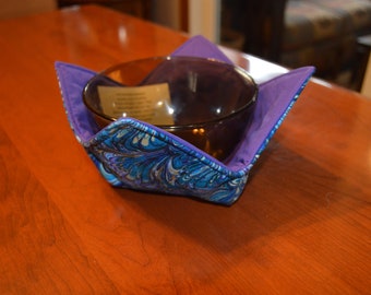 Microwave Bowl Hugger / Cozy / Pot Holder / Kozy Purple