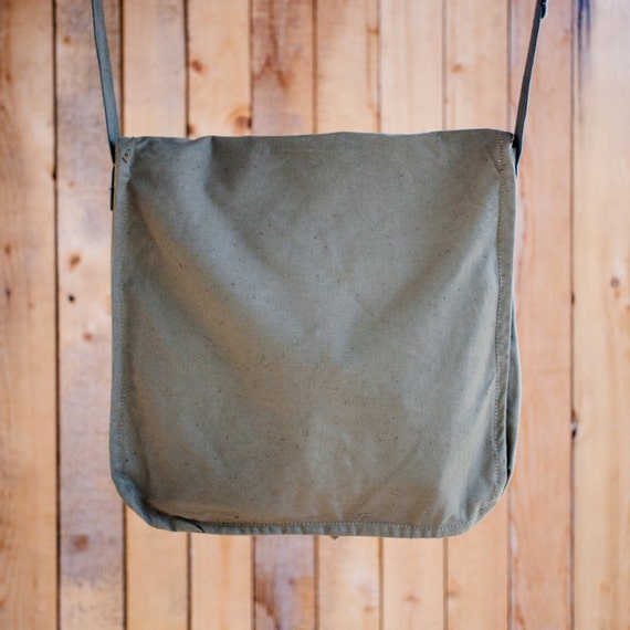 Messenger bag soviet army bag canvas crossbody ba… - image 3