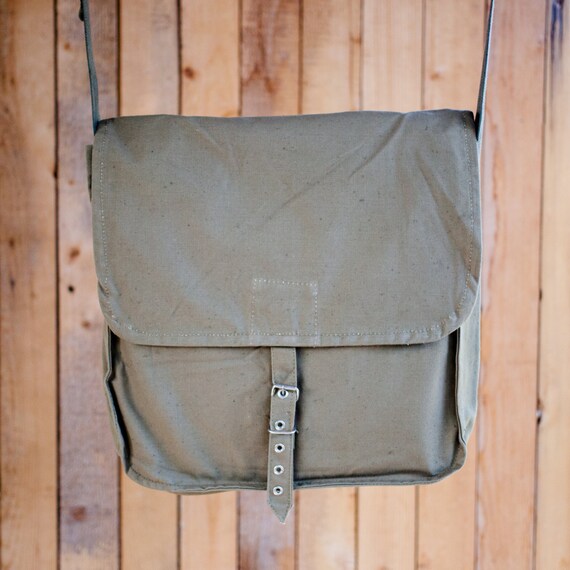 Messenger bag soviet army bag canvas crossbody ba… - image 2