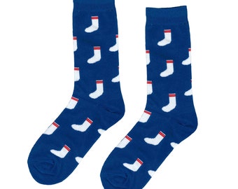 BLUE SOCKS on SOCKS socks | fun socks | funny socks | unique socks | dress socks | groomsmen socks | cute socks | mens socks | womens socks
