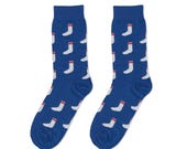 BLUE SOCKS on SOCKS socks | fun socks | funny socks | unique socks | dress socks | groomsmen socks | cute socks | mens socks | womens socks