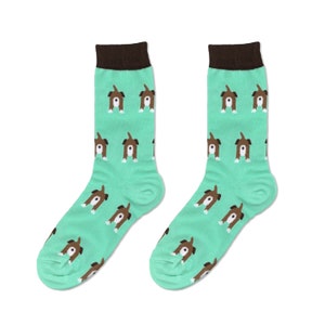 DOG BUTT socks dog lover funny socks dog lover gift unique socks novelty socks cute socks mens socks womens socks image 1