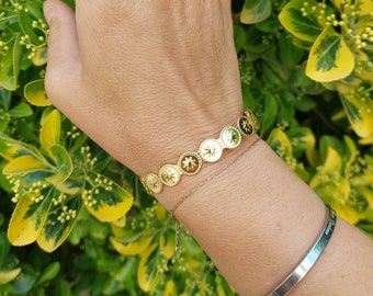 ETOILES bangle bracelet in gold stainless steel