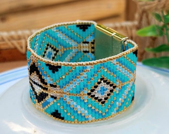 ブレスレット MiuMiu FW25 Blue fabric bracelet (5IB5383L74 F0216) Miu Miu Cord And Nylon Bracelet (MiuMiu/ブレスレット