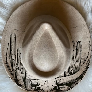 Bull Head Hat Burning Design: Western SVG Stencil (Digital Files)