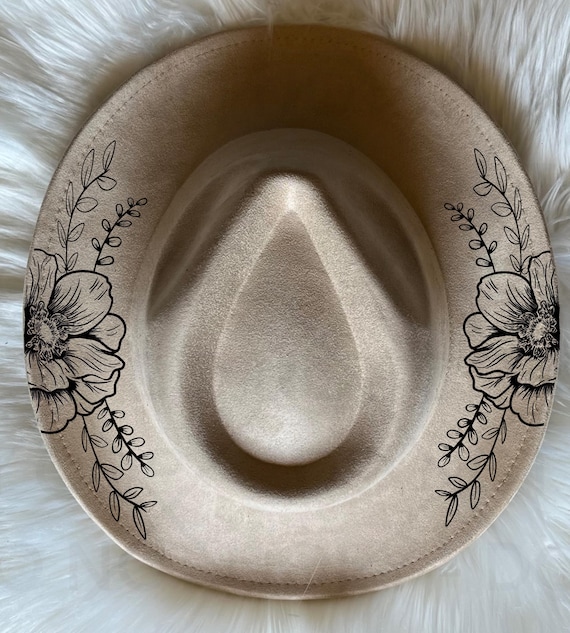 Flower Hat Burning Traceable Design, Hat Burning Tracing  display picture 3