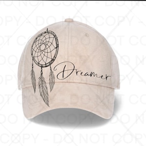Dreamcatcher hat Burning Traceable Design, Hat Burning Tracing Stencil For Baseball and trucker Hats, SVG, PNG and PDF Digital Files