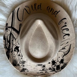 Bull & Horse Hat Burning Design: Western SVG/PNG/PDF Template