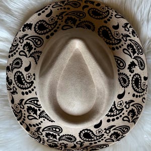 Paisley Hat Burning Design: Traceable Stencil (SVG/PNG Digital Files)