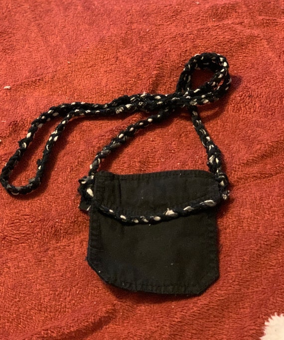 Black Denim Purse Etsy UK