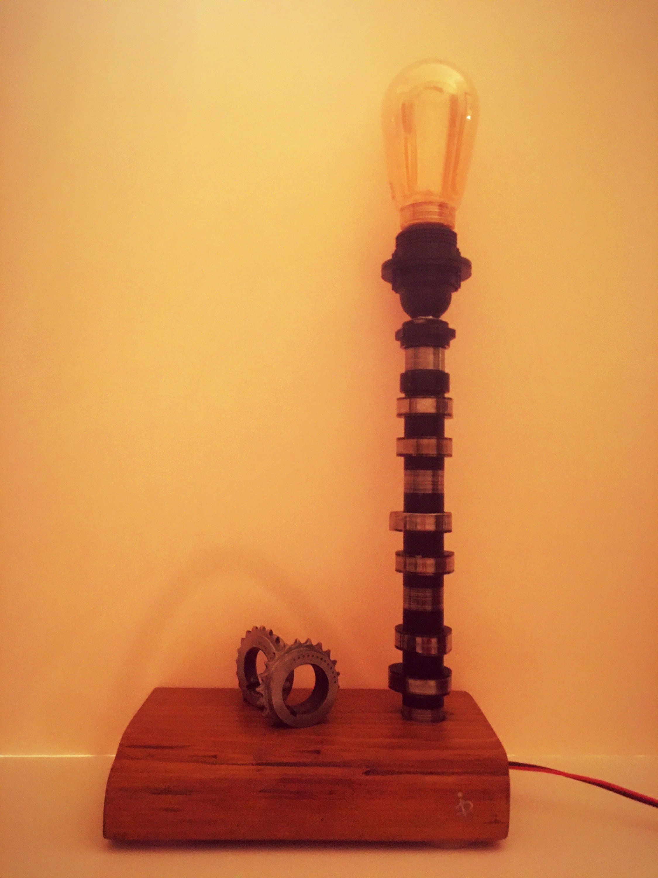 Camshaft table lamp Etsy