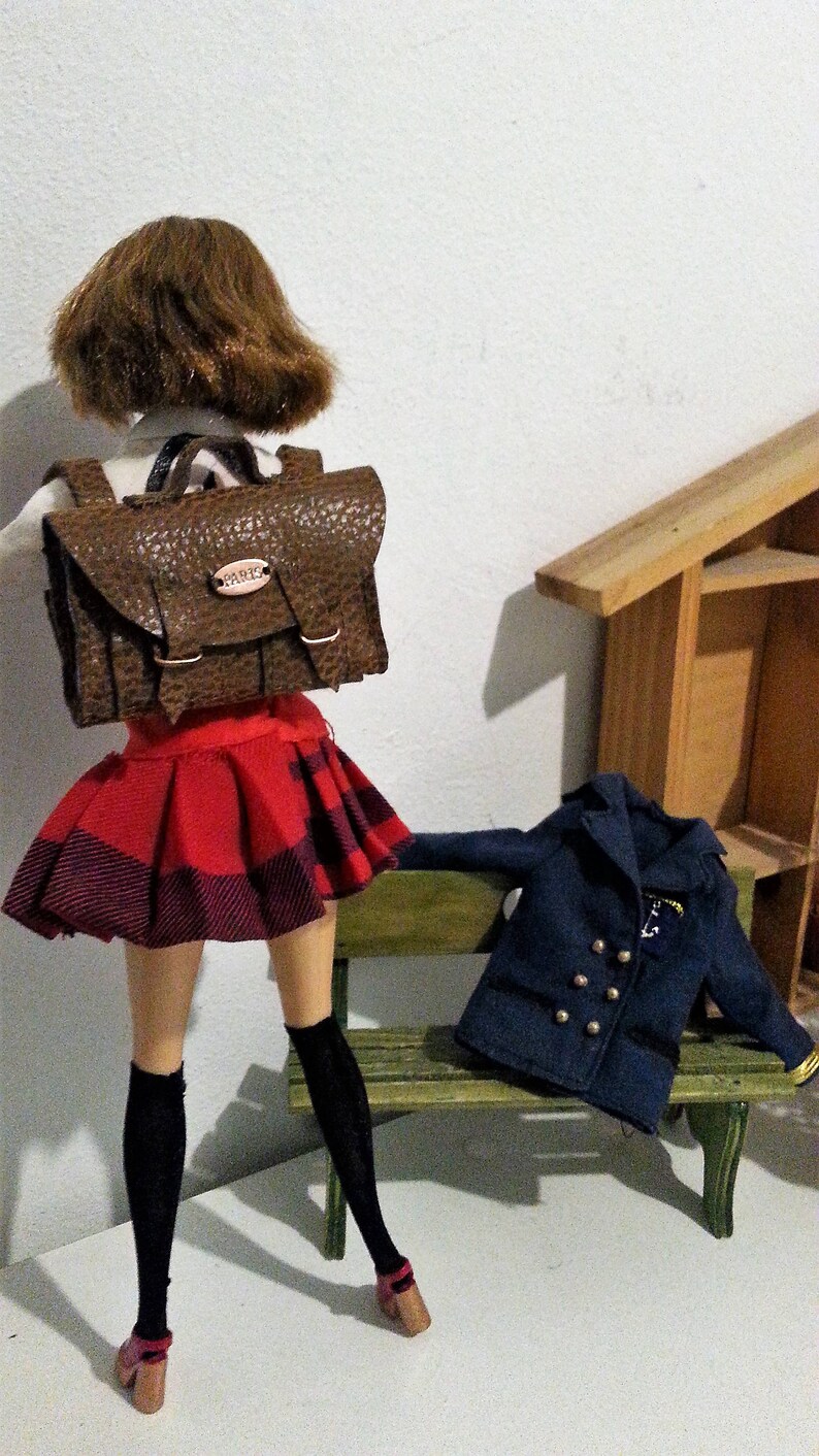 OOAK Barbie High school uniform Etsy