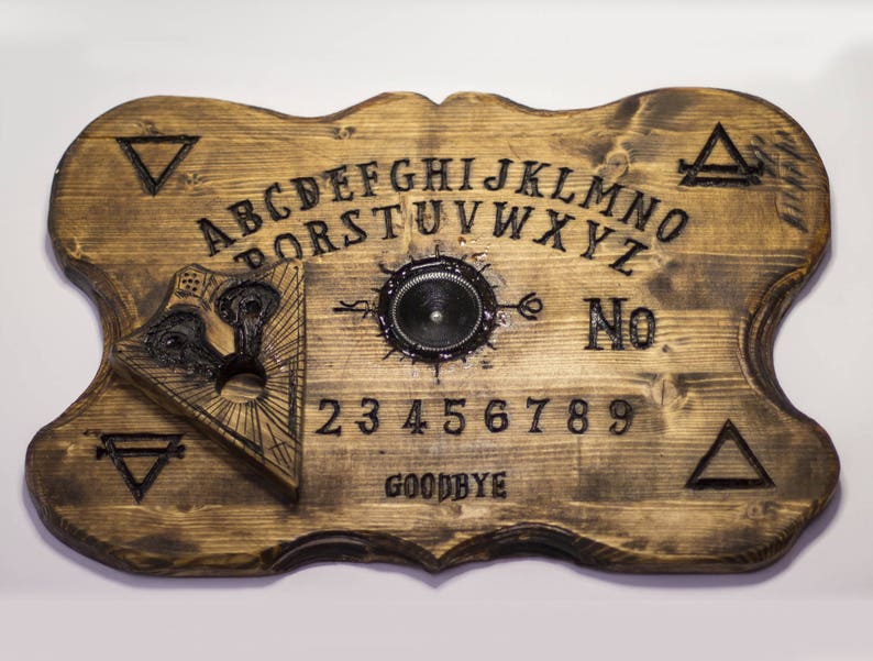 Real Ouija board Wood Hand-Sculpted image 1