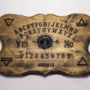 Real Ouija board Wood Hand-Sculpted image 2