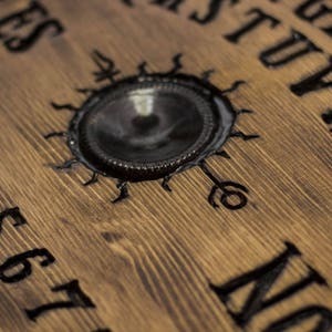 Real Ouija board Wood Hand-Sculpted image 8