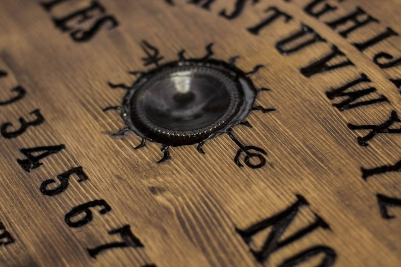 Real Ouija board Wood Hand-Sculpted image 8