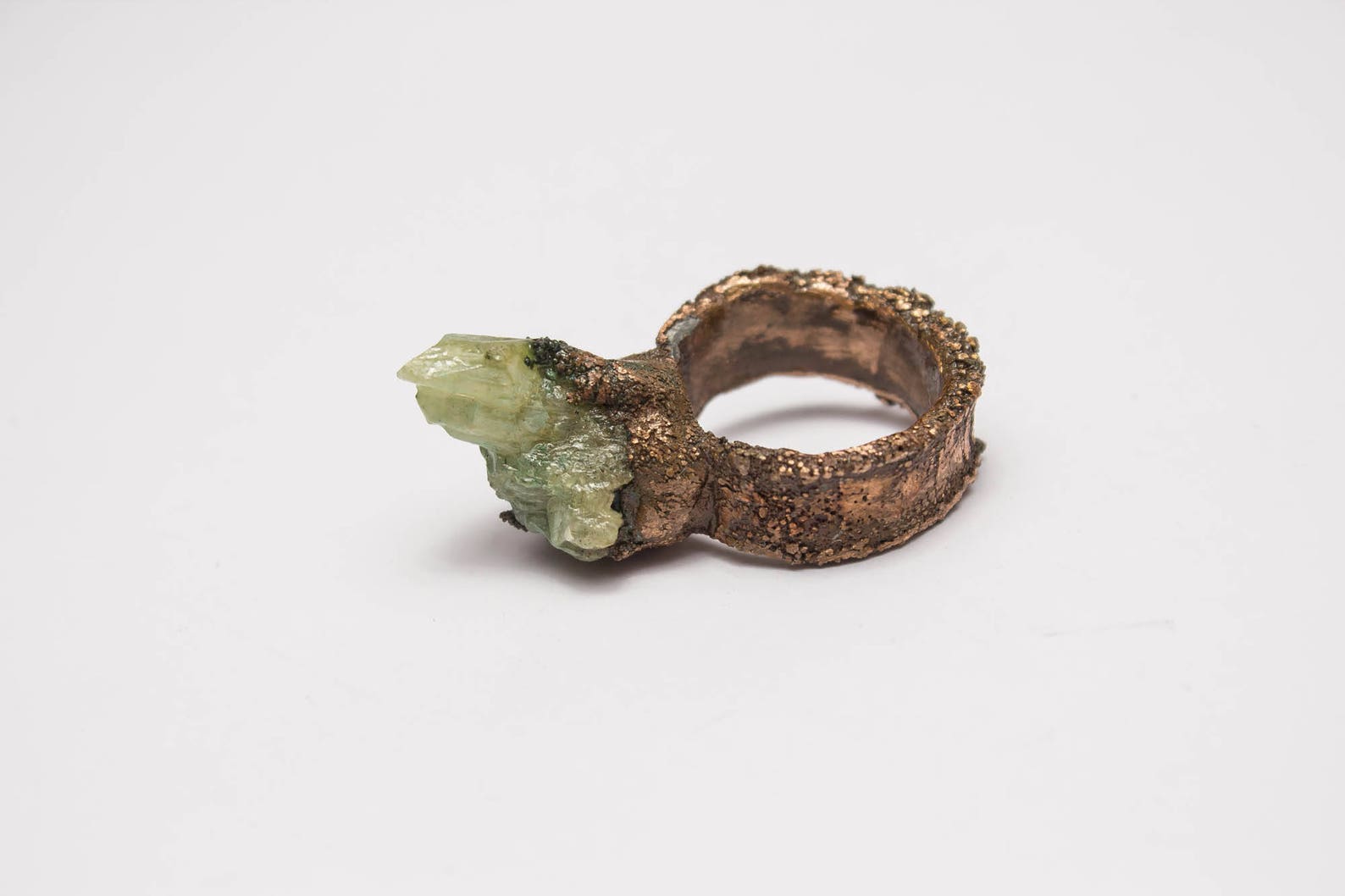 Crystal Raw Ring Rustic Calcite Healing Crystals Natural - Etsy