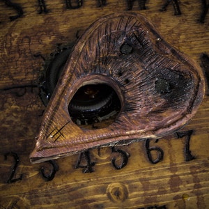 Real Ouija board Wood Hand-Sculpted image 5