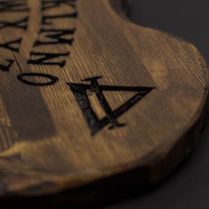 Real Ouija board Wood Hand-Sculpted image 10