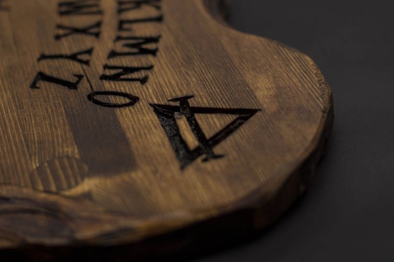 Real Ouija board Wood Hand-Sculpted image 10