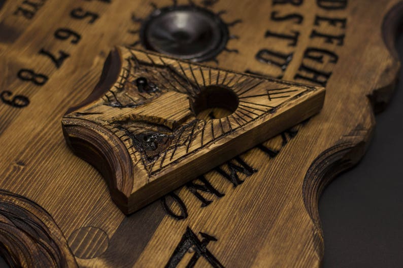 Real Ouija board Wood Hand-Sculpted image 9