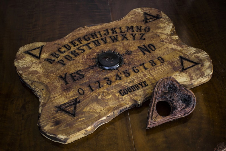 Real Ouija board Wood Hand-Sculpted image 3