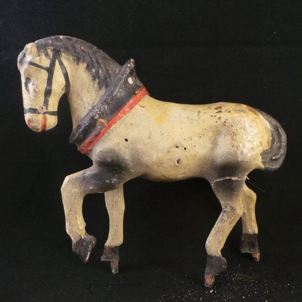 Antique Horse Toy - Etsy