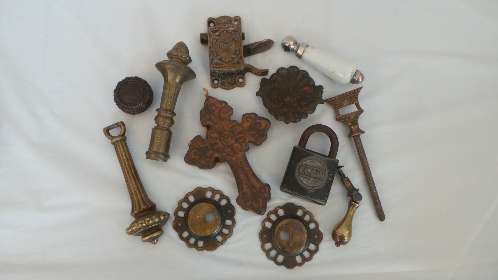 Lot of Antique and Vintage Hardware Brass Knobs Door Handles Etsy