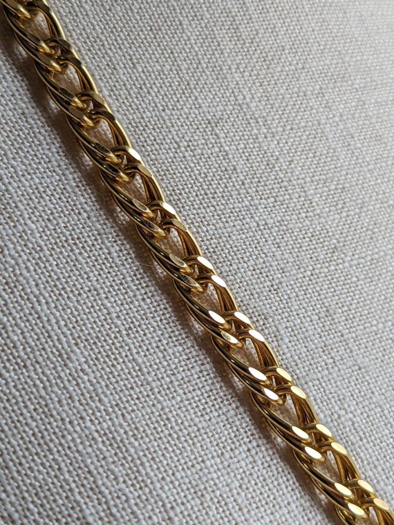 Vintage KJL Kenneth Jay Lane Gold Tone Double Cur… - image 6