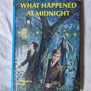 Hardy Boys Mystery #10 What Happened At Midnight Mystery Glossy Blue Hardcover