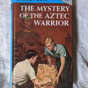 Hardy Boys Mystery #43 The Mystery Of The Aztec Warrior Glossy Blue Hardcover