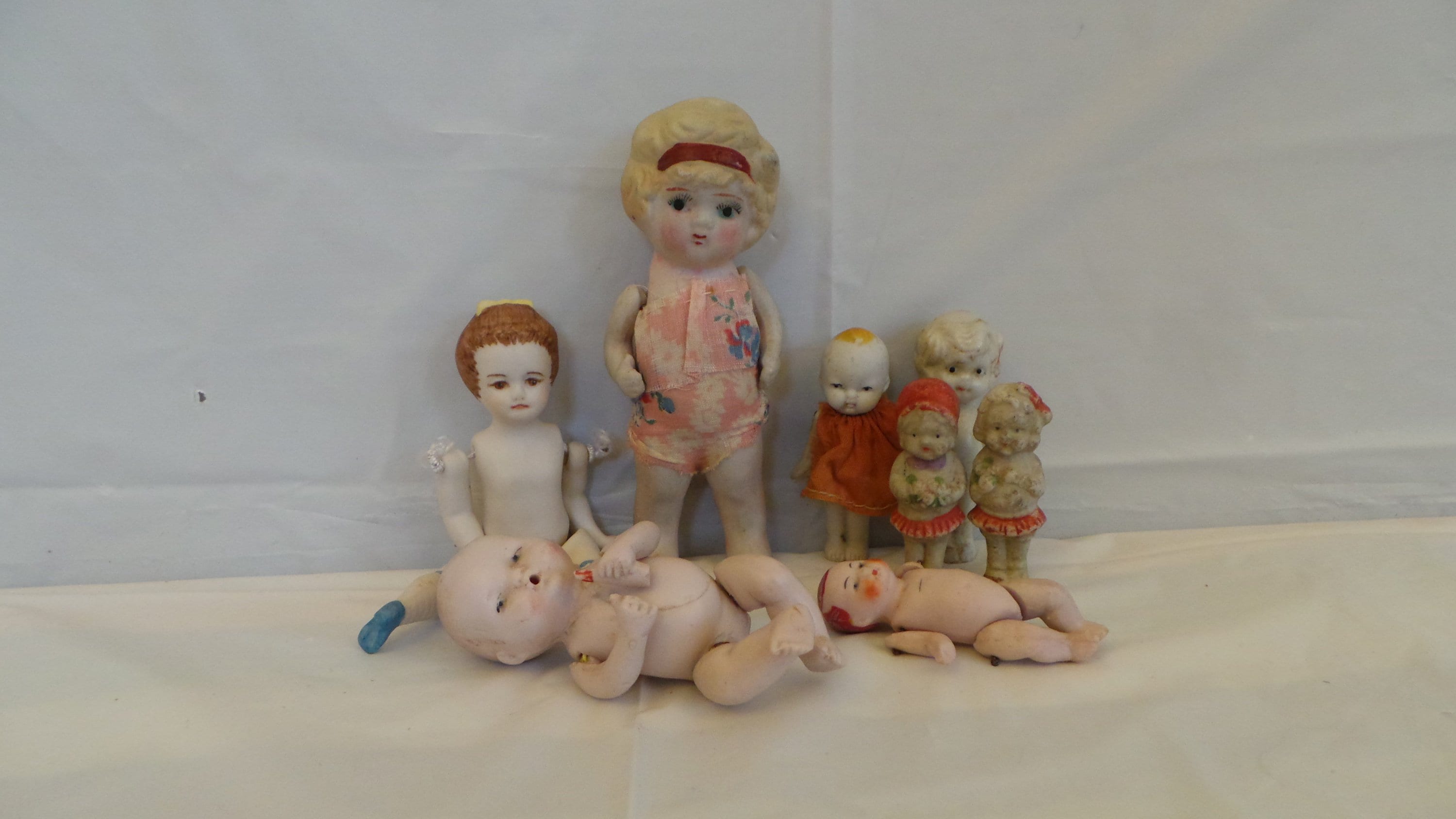 Buy Vintage 1930s Bisque Doll Jointed Doll Frozen Charlotte Online in India  