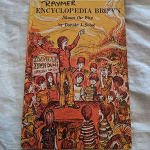 Vintage 1972 Hardcover Encyclopedia Brown Shows The Way Donald J Sobal Childrens Mystery Book