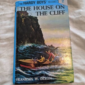 Hardy Boys Mystery #2 The House On The Cliff Mystery Glossy Blue Hardcover
