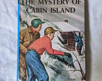 Hardy Boys Mystery #8 The Mystery Of Cabin Island Glossy Blue Hardcover