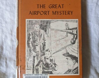 Vintage 1965 The Hardy Boys #9 The Great Airport Mystery Hardcover Library Binding