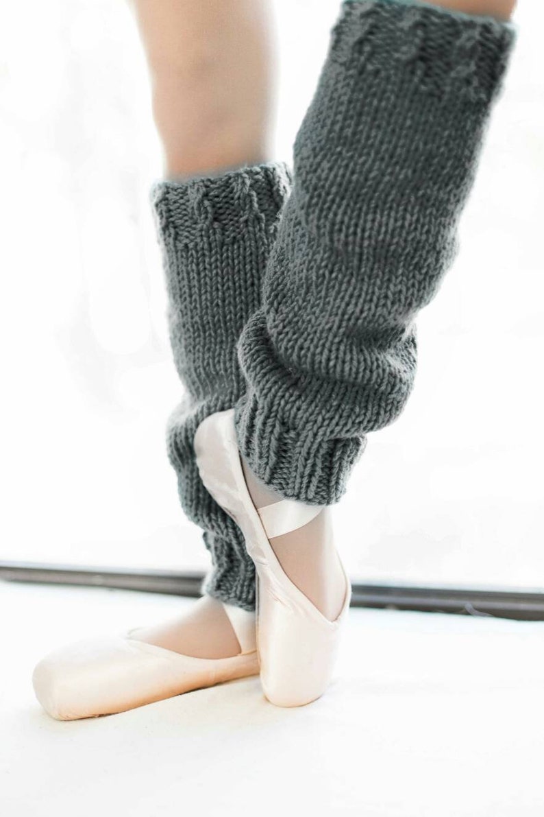 Thick Knit Leg Warmers Women Knee High Yoga Lover Gift Women's 80s